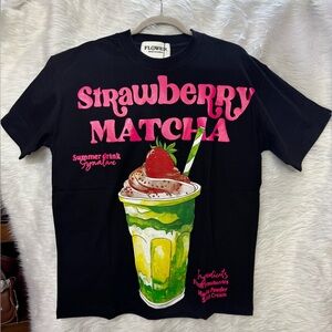 Strawberry Matcha Graphic T-Shirt